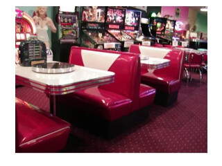 Find our largest selection of retro-styled Custom diner booths for restaurants